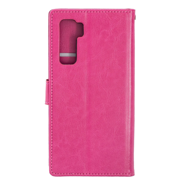 For Huawei P40 Lite 5G Crazy Horse Texture Horizontal Flip Leather Case with Holder & Card Slots & Wallet & Photo Frame