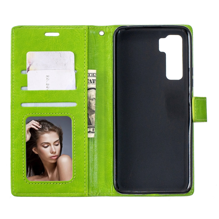 For Huawei P40 Lite 5G Crazy Horse Texture Horizontal Flip Leather Case with Holder & Card Slots & Wallet & Photo Frame