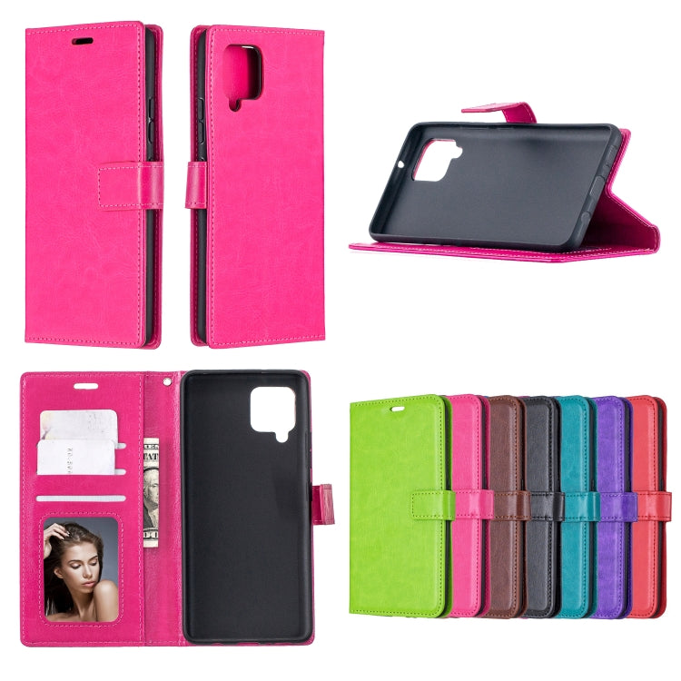 For Huawei Y5p Crazy Horse Texture Horizontal Flip Leather Case with Holder & Card Slots & Wallet & Photo Frame