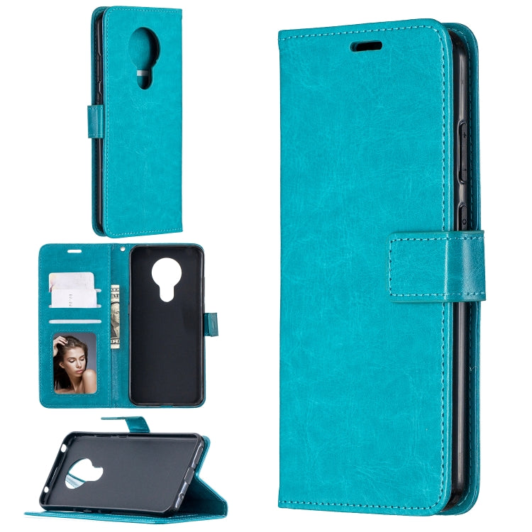 For Nokia 5.3 Crazy Horse Texture Horizontal Flip Leather Case with Holder & Card Slots & Wallet & Photo Frame