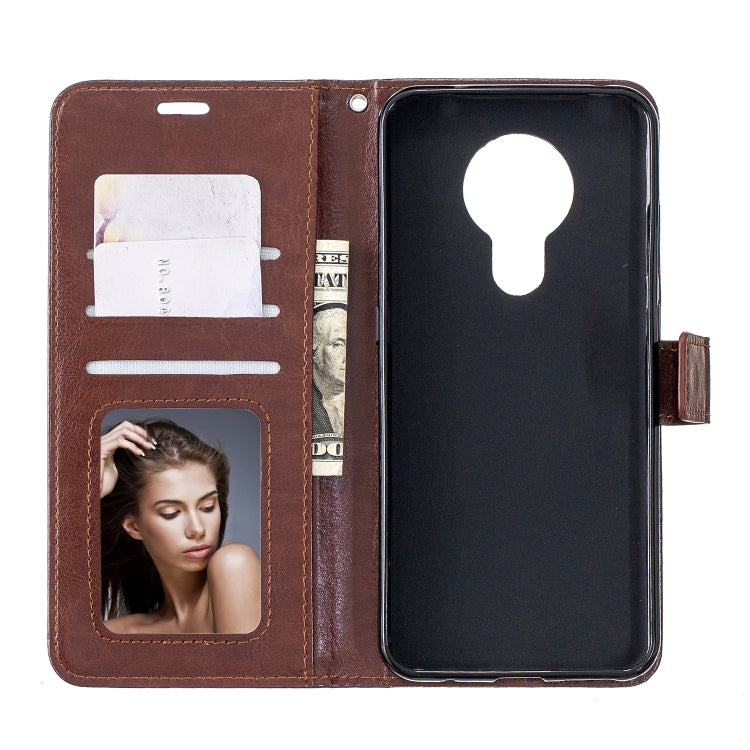 For Nokia 5.3 Crazy Horse Texture Horizontal Flip Leather Case with Holder & Card Slots & Wallet & Photo Frame