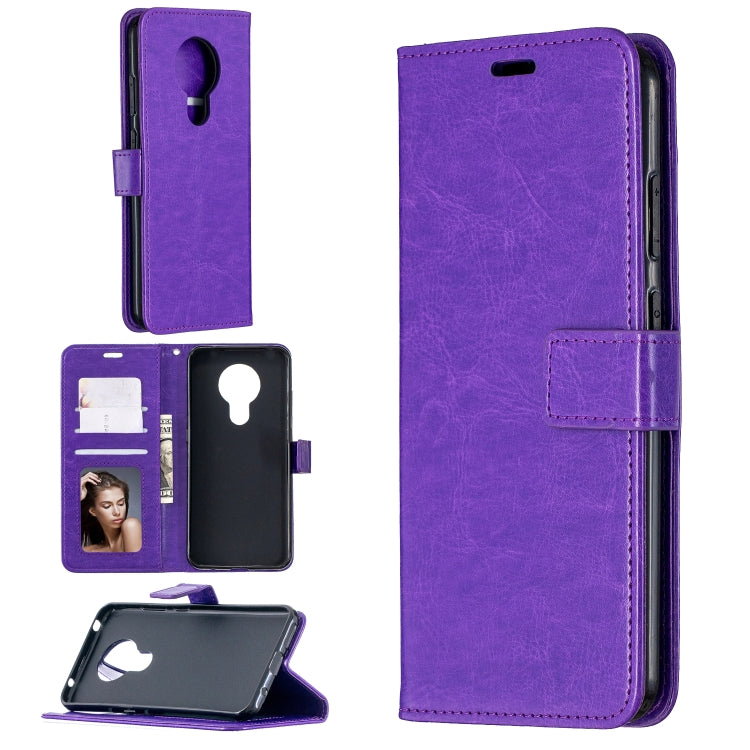 For Nokia 5.3 Crazy Horse Texture Horizontal Flip Leather Case with Holder & Card Slots & Wallet & Photo Frame
