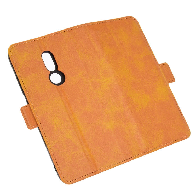 For Nokia C3 Dual-side Magnetic Buckle Horizontal Flip Leather Case with Holder & Card Slots & Wallet