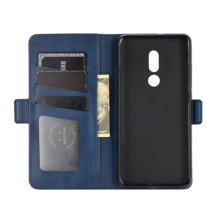 For Nokia C3 Dual-side Magnetic Buckle Horizontal Flip Leather Case with Holder & Card Slots & Wallet