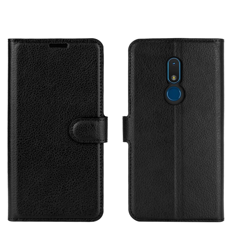 For Nokia C3 Litchi Texture Horizontal Flip Leather Case with Holder & Card Slots & Wallet