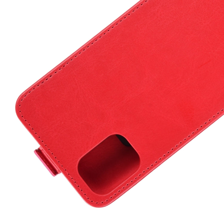 For LG K42 R64 Texture Single Vertical Flip Leather Protective Case with Card Slots & Photo Frame