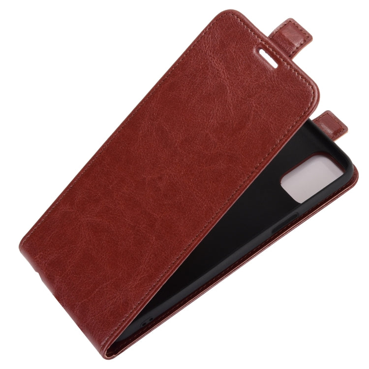 For LG K42 R64 Texture Single Vertical Flip Leather Protective Case with Card Slots & Photo Frame