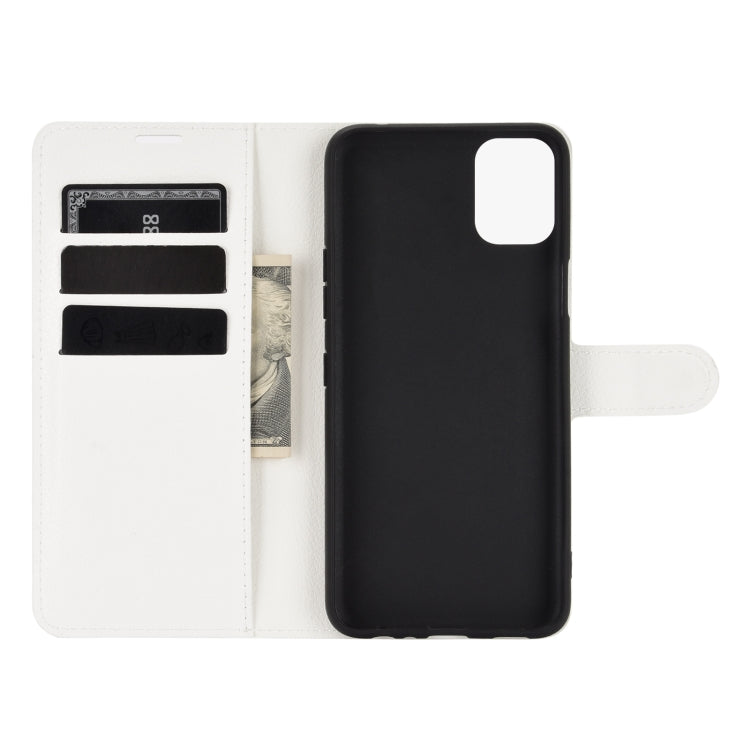 For LG K42 Litchi Texture Horizontal Flip Protective Case with Holder & Card Slots & Wallet