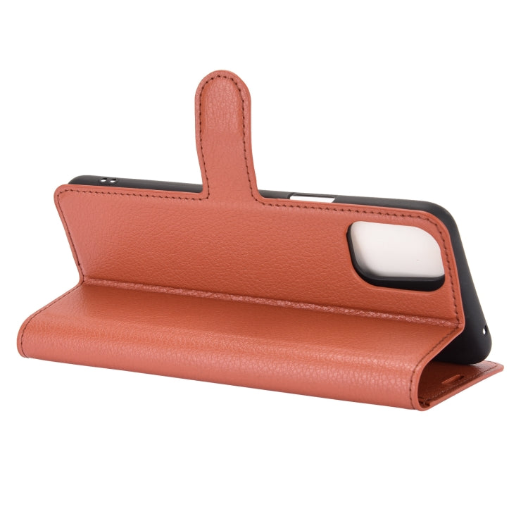 For LG K42 Litchi Texture Horizontal Flip Protective Case with Holder & Card Slots & Wallet