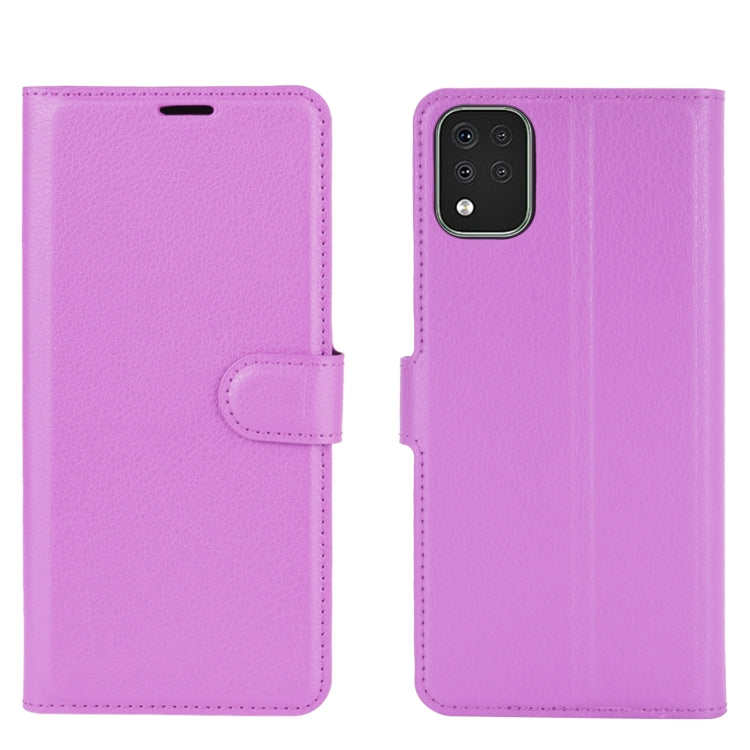 For LG K42 Litchi Texture Horizontal Flip Protective Case with Holder & Card Slots & Wallet