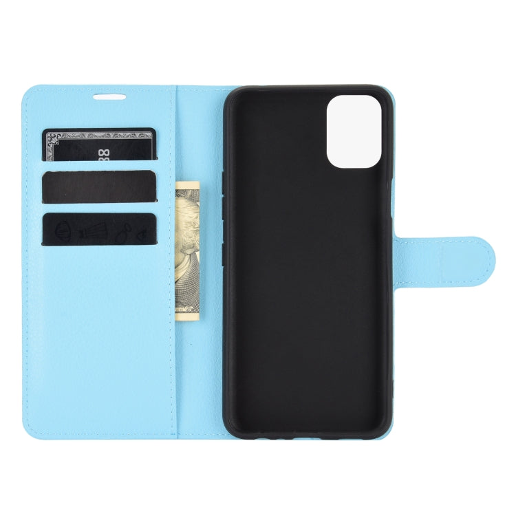 For LG K42 Litchi Texture Horizontal Flip Protective Case with Holder & Card Slots & Wallet