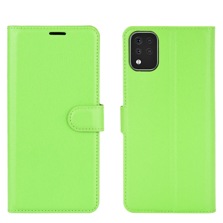 For LG K42 Litchi Texture Horizontal Flip Protective Case with Holder & Card Slots & Wallet