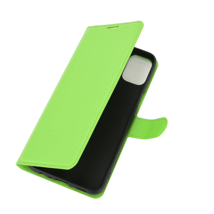 For LG K42 Litchi Texture Horizontal Flip Protective Case with Holder & Card Slots & Wallet