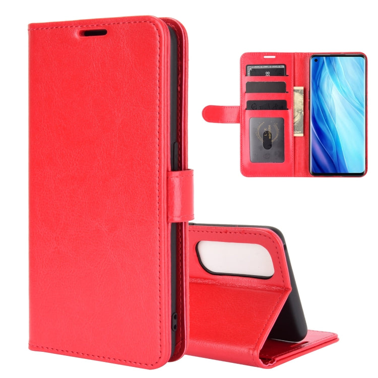 For OPPO Reno 4 Pro 4G R64 Texture Single Horizontal Flip Protective Case with Holder & Card Slots & Wallet& Photo Frame