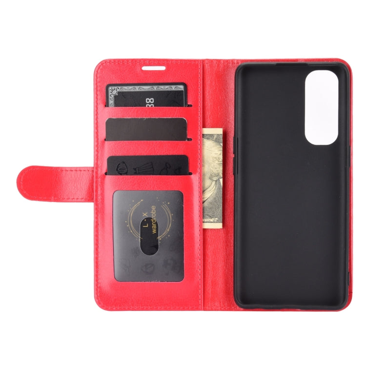 For OPPO Reno 4 Pro 4G R64 Texture Single Horizontal Flip Protective Case with Holder & Card Slots & Wallet& Photo Frame