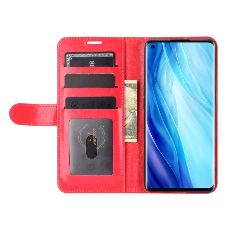 For OPPO Reno 4 Pro 4G R64 Texture Single Horizontal Flip Protective Case with Holder & Card Slots & Wallet& Photo Frame
