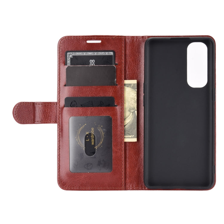 For OPPO Reno 4 Pro 4G R64 Texture Single Horizontal Flip Protective Case with Holder & Card Slots & Wallet& Photo Frame