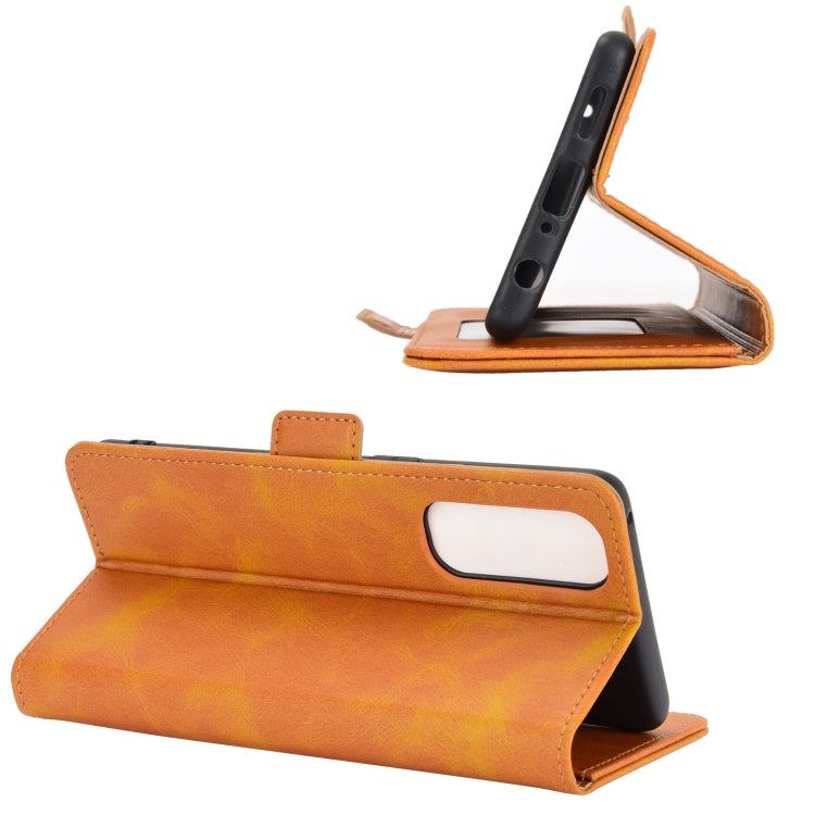 For OPPO Reno4 Pro 4G Dual-side Magnetic Buckle Horizontal Flip Leather Case with Holder & Card Slots & Wallet