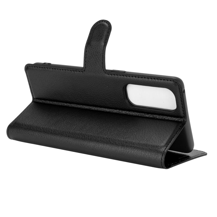 For OPPO Reno4 Pro 4G Litchi Texture Horizontal Flip Protective Case with Holder & Card Slots & Wallet