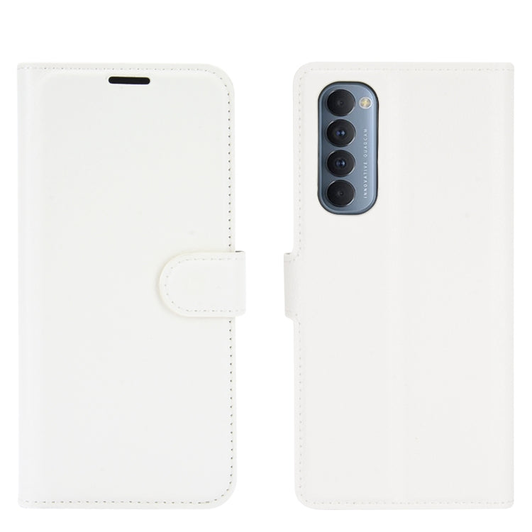 For OPPO Reno4 Pro 4G Litchi Texture Horizontal Flip Protective Case with Holder & Card Slots & Wallet