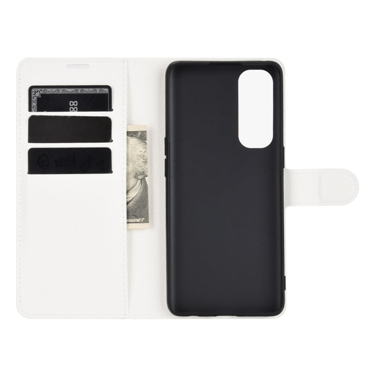 For OPPO Reno4 Pro 4G Litchi Texture Horizontal Flip Protective Case with Holder & Card Slots & Wallet