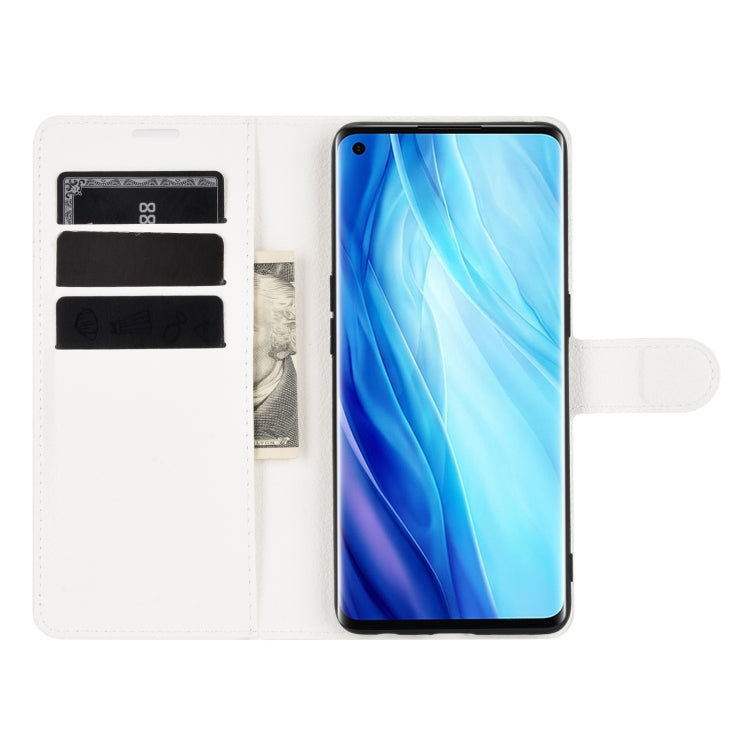 For OPPO Reno4 Pro 4G Litchi Texture Horizontal Flip Protective Case with Holder & Card Slots & Wallet