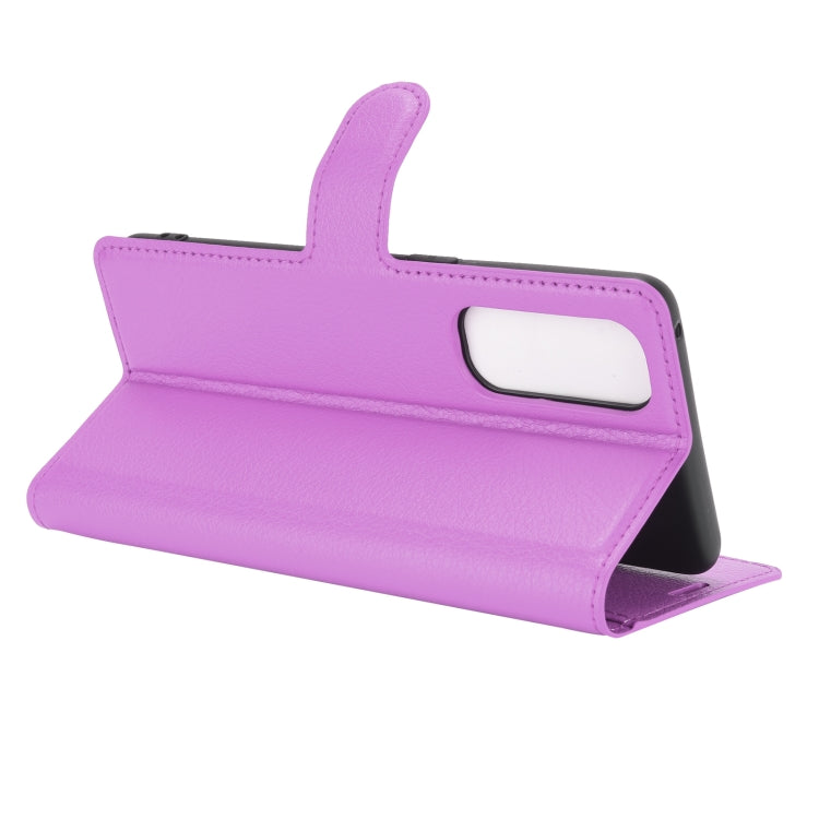 For OPPO Reno4 Pro 4G Litchi Texture Horizontal Flip Protective Case with Holder & Card Slots & Wallet