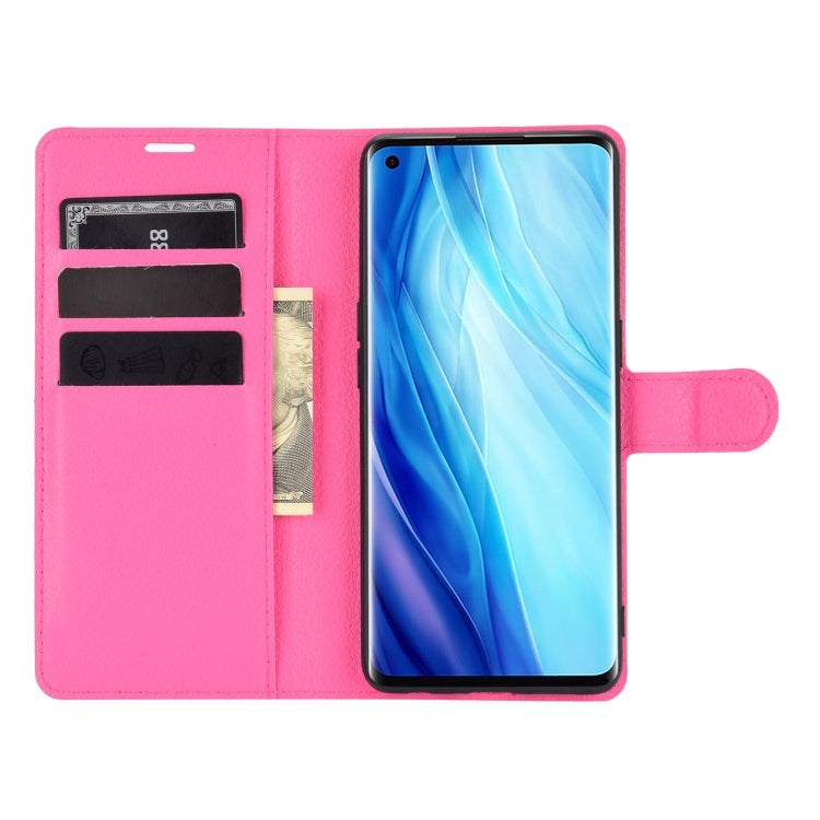 For OPPO Reno4 Pro 4G Litchi Texture Horizontal Flip Protective Case with Holder & Card Slots & Wallet