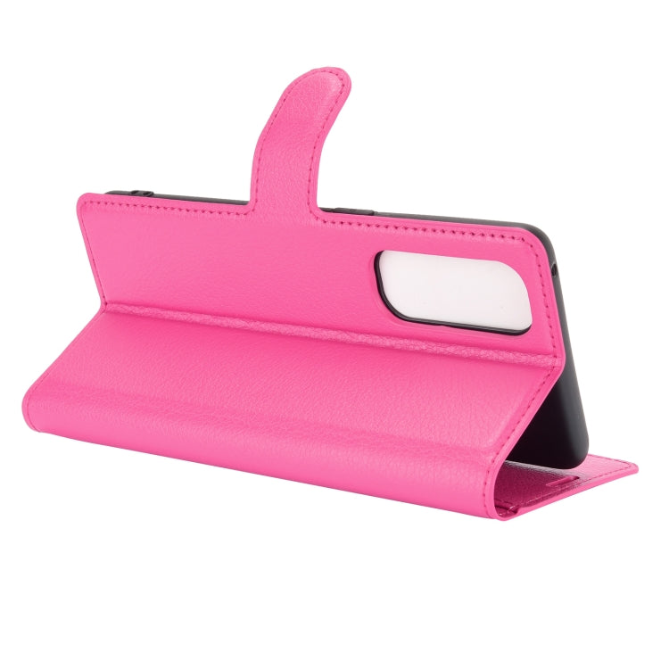 For OPPO Reno4 Pro 4G Litchi Texture Horizontal Flip Protective Case with Holder & Card Slots & Wallet