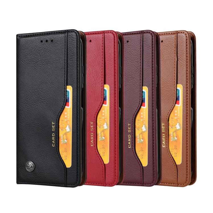 For Huawei P Smart 2021 Knead Skin Texture Horizontal Flip Leather Case , with Photo Frame & Holder & Card Slots & Wallet