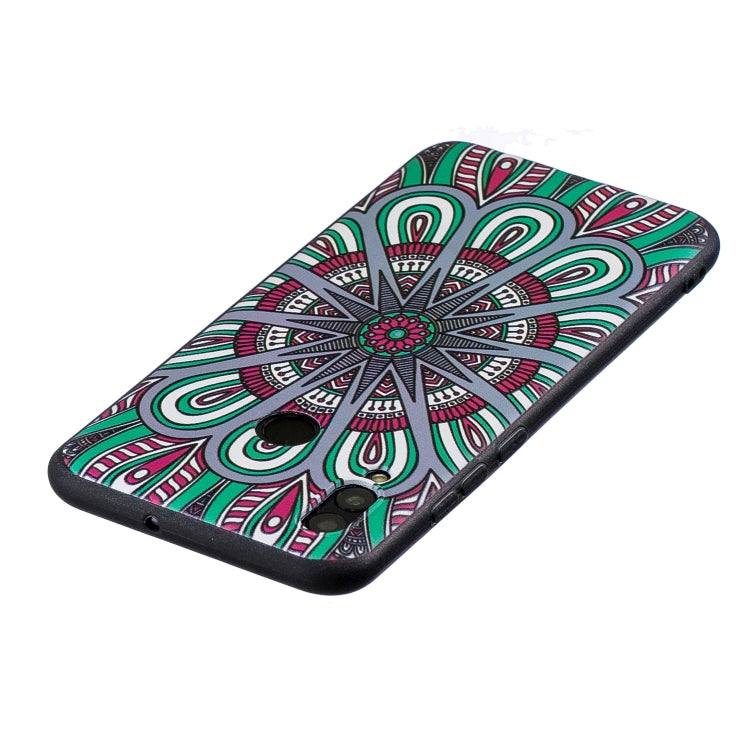 Embossment Patterned TPU Soft Case for Huawei Honor 10 Lite / P Smart 2019