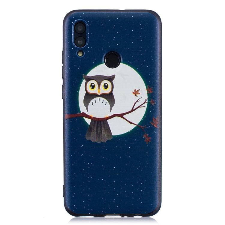 Embossment Patterned TPU Soft Case for Huawei Honor 10 Lite / P Smart 2019