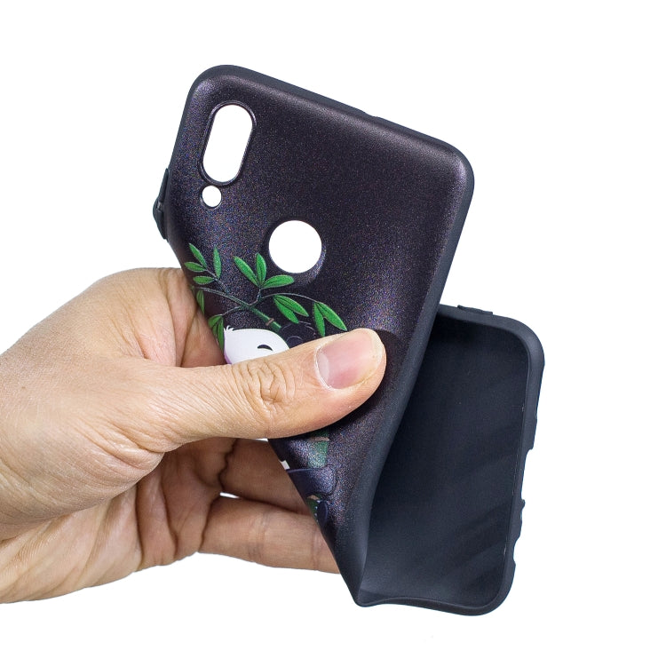 Embossment Patterned TPU Soft Case for Huawei Honor 10 Lite / P Smart 2019