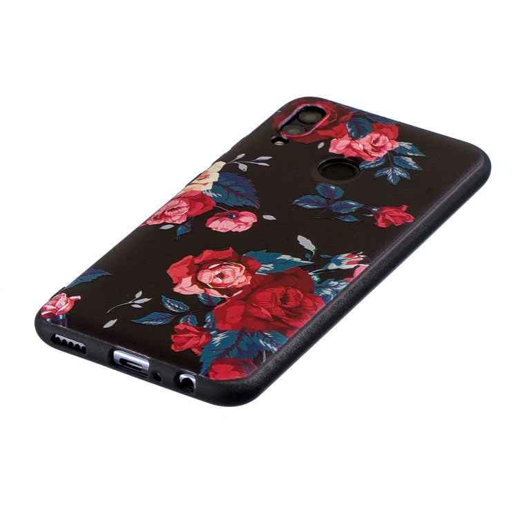 Embossment Patterned TPU Soft Case for Huawei Honor 10 Lite / P Smart 2019