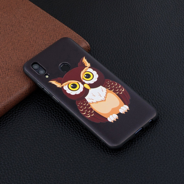 Embossment Patterned TPU Soft Case for Huawei Honor 10 Lite / P Smart 2019