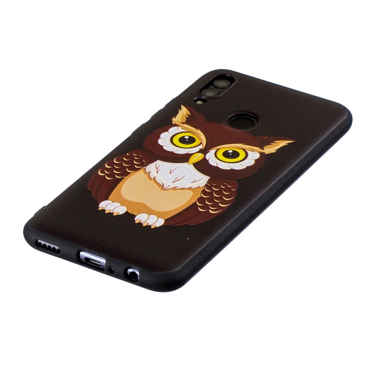 Embossment Patterned TPU Soft Case for Huawei Honor 10 Lite / P Smart 2019