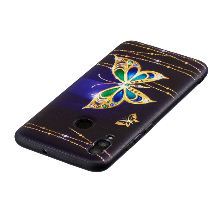 Embossment Patterned TPU Soft Case for Huawei Honor 10 Lite / P Smart 2019