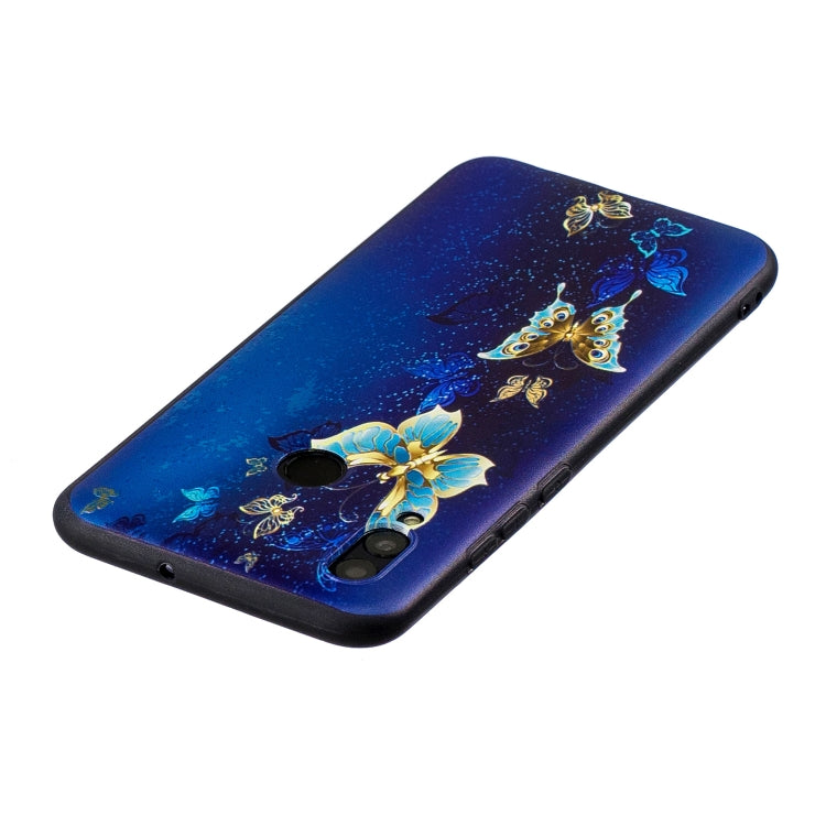 Embossment Patterned TPU Soft Case for Huawei Honor 10 Lite / P Smart 2019