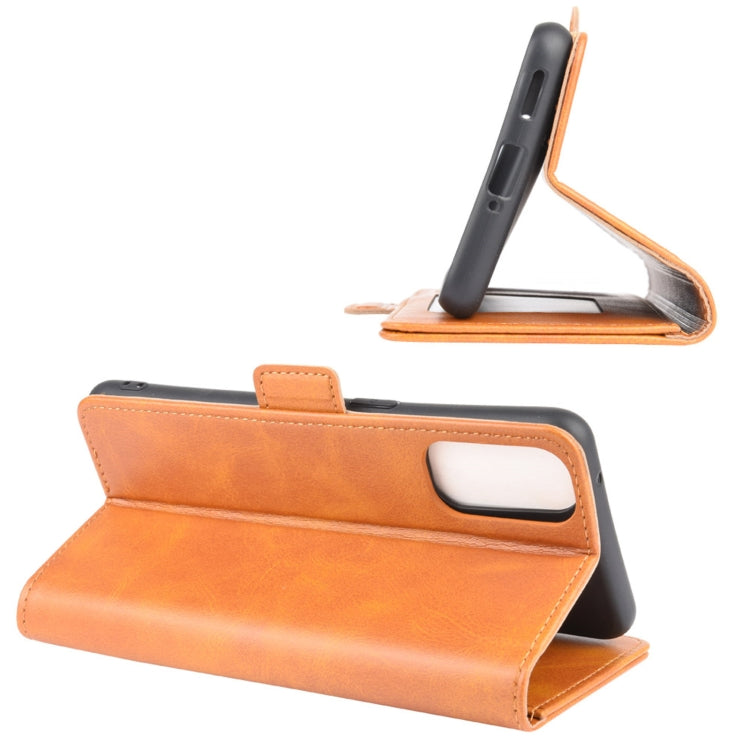 For OPPO Reno4 4G Dual-side Magnetic Buckle Horizontal Flip Leather Case with Holder & Card Slots & Wallet