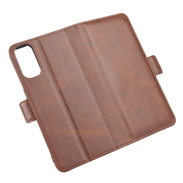 For OPPO Reno4 4G Dual-side Magnetic Buckle Horizontal Flip Leather Case with Holder & Card Slots & Wallet