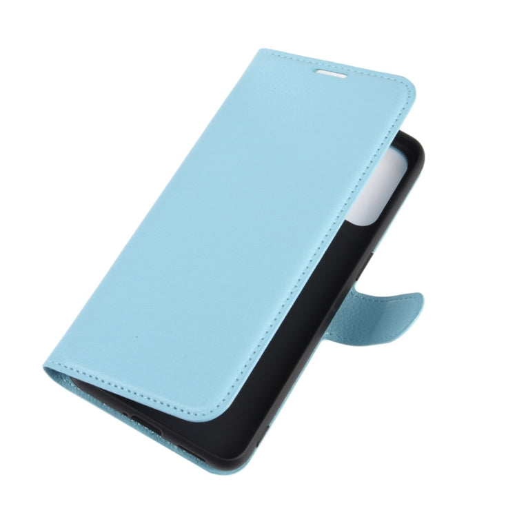 For OPPO Reno4 4G Litchi Texture Horizontal Flip Protective Case with Holder & Card Slots & Wallet