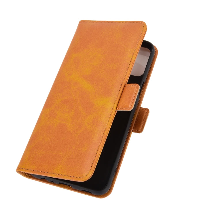 For LG K42 Dual-side Magnetic Buckle Horizontal Flip Leather Case with Holder & Card Slots & Wallet