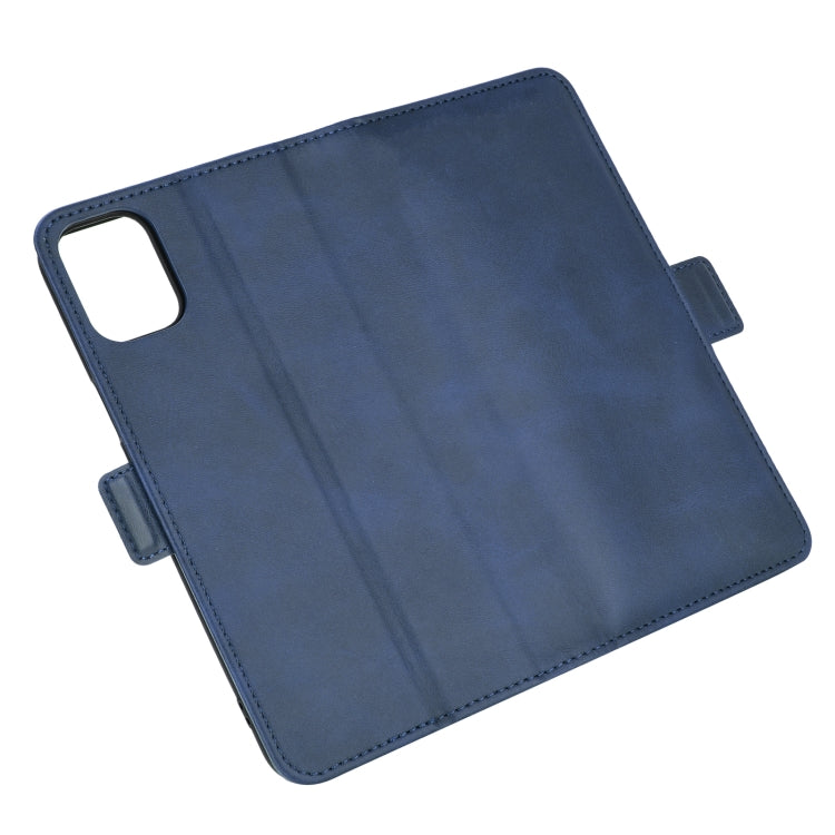 For LG K42 Dual-side Magnetic Buckle Horizontal Flip Leather Case with Holder & Card Slots & Wallet