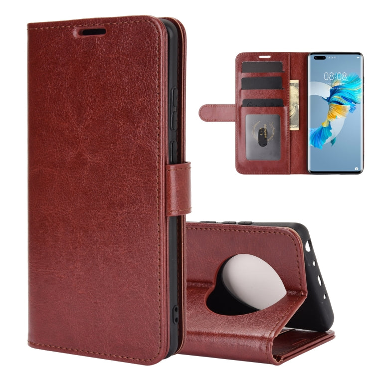 For Huawei Mate 40 Pro R64 Texture Single Horizontal Flip Protective Case with Holder & Card Slots & Wallet& Photo Frame