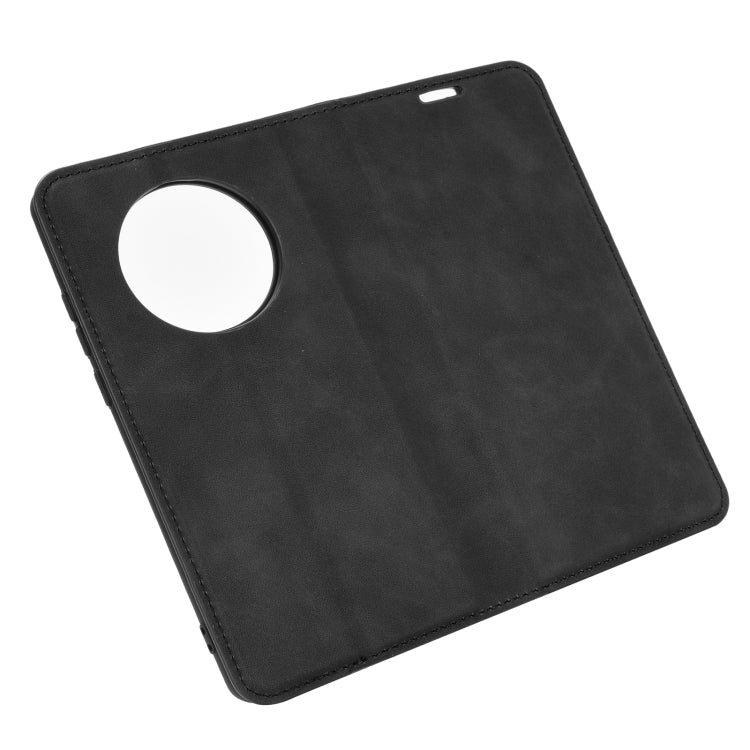 For Huawei Mate 40 Pro Retro-skin Business Magnetic Suction Leather Case with Holder & Card Slots & Wallet