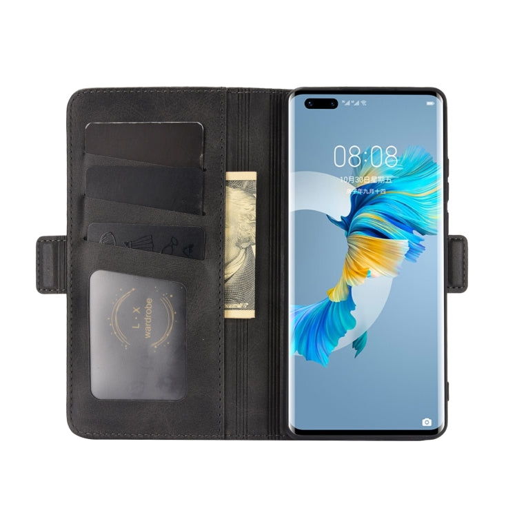 For Huawei Mate 40 Pro Dual-side Magnetic Buckle Horizontal Flip Leather Case with Holder & Card Slots & Wallet