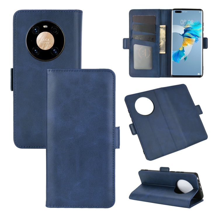 For Huawei Mate 40 Pro Dual-side Magnetic Buckle Horizontal Flip Leather Case with Holder & Card Slots & Wallet