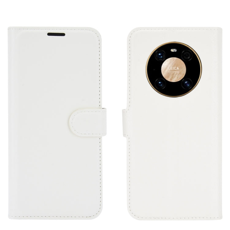 For Huawei Mate 40 Pro Litchi Texture Horizontal Flip Protective Case with Holder & Card Slots & Wallet