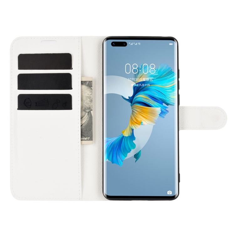 For Huawei Mate 40 Pro Litchi Texture Horizontal Flip Protective Case with Holder & Card Slots & Wallet