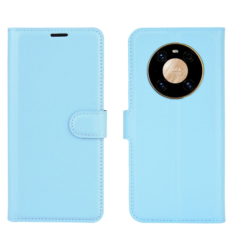 For Huawei Mate 40 Pro Litchi Texture Horizontal Flip Protective Case with Holder & Card Slots & Wallet